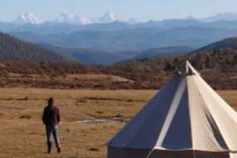 Caravanes tibétaines autour de Shangri La