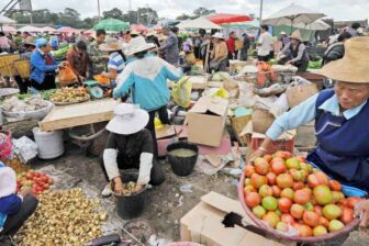 Marché de Shaping 沙坪集市